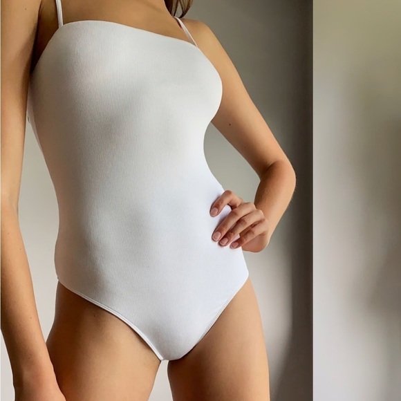 Aritzia Sunday Best Camille bodysuit white size small - Picture 2 of 8
